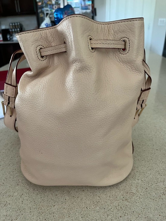 Tory Burch Soft Leather Drawstring Crossbody Bucket Bag main image 7